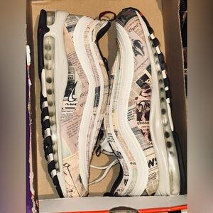 Nike Air Max 97 “Newspaper” Men’s Size 11 US box no lid